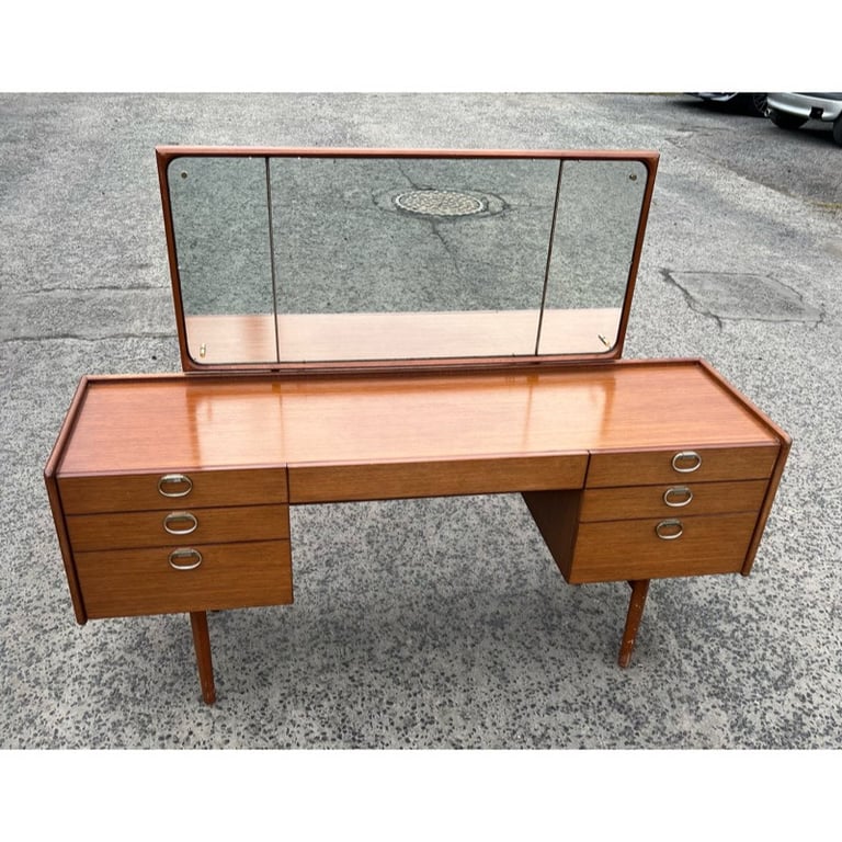 Mid Century Meredew Dressing Table with Tilting Mirrors | in Leven, Fife |  Gumtree