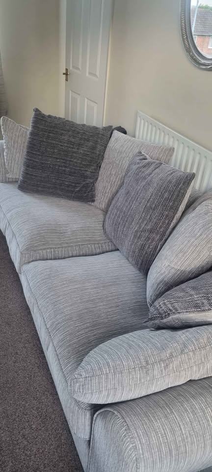 Sofa Suite - 4 seater, 3 seater (also sofa bed - never used) and armchair 