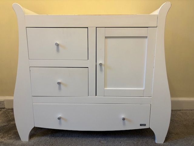 Nursery Set - Cot bed / Wardrobe / Changing Table Cabinet