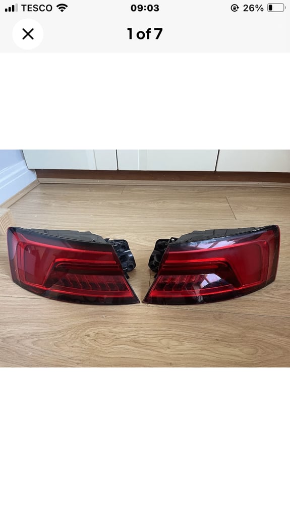 2018 s5  rear side lights 