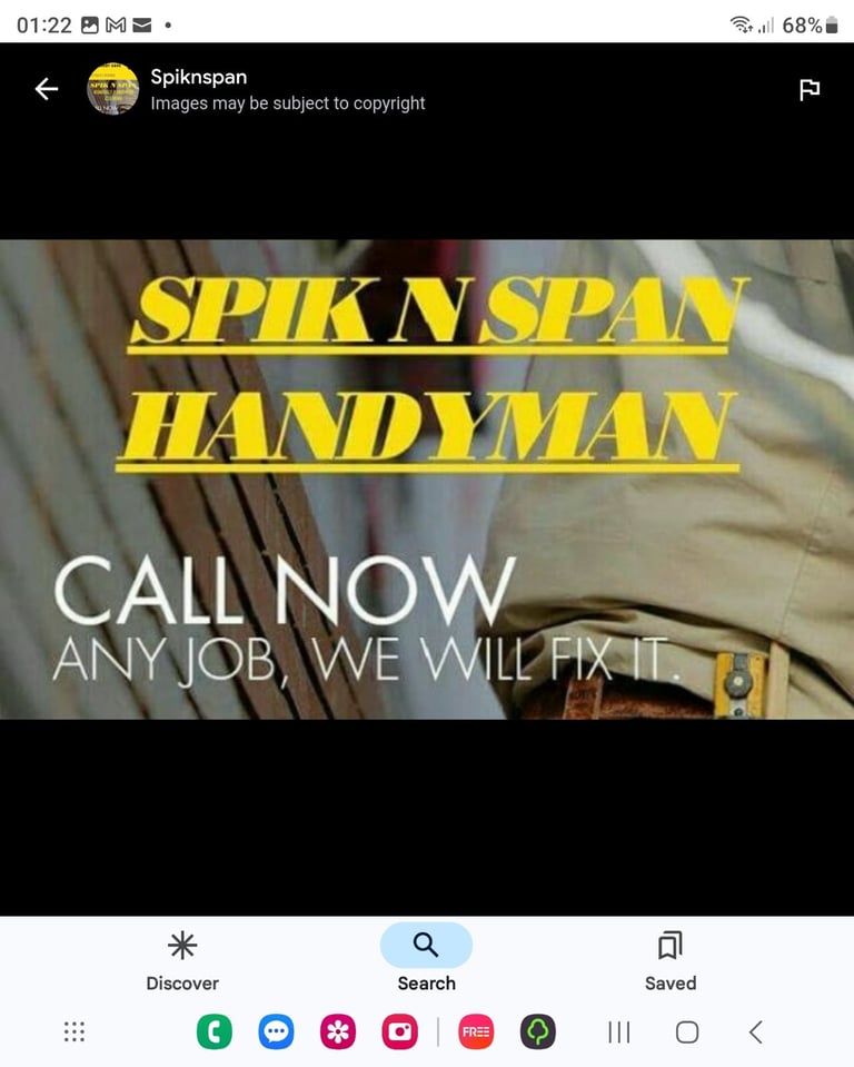 image for Handyman, deep cleaning, carpet shampooing, jetwashing offered in & around the West Midlands 