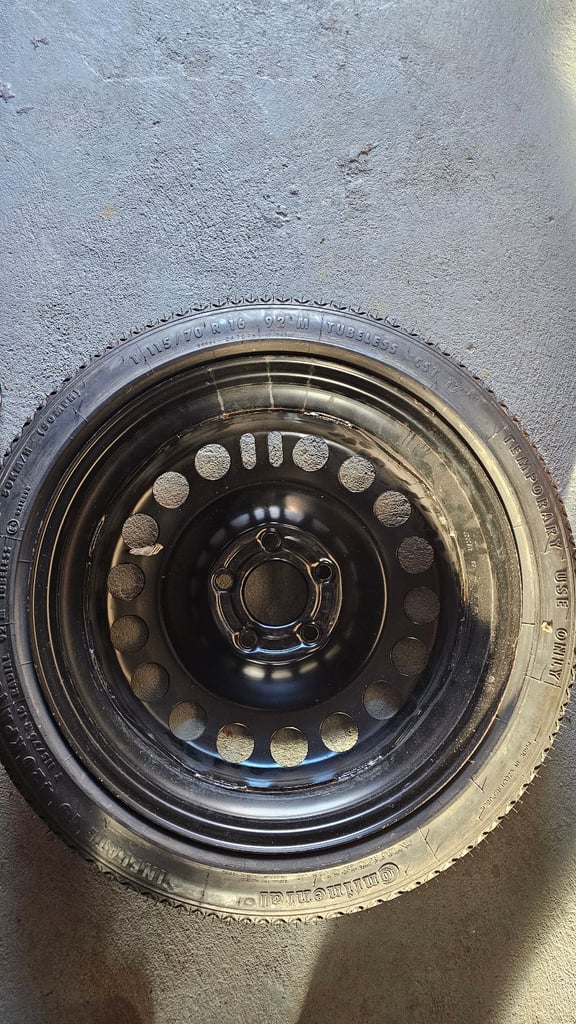 SPARE half wheel 115/70 R16 comes from VAUXHALL VECTRA