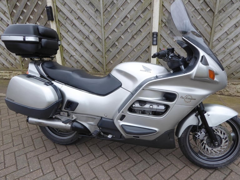 HONDA PAN EUROPEAN ST 1100 J REG STAINLESS DOWN PIPES LOTS BILLS OLD MOTS 