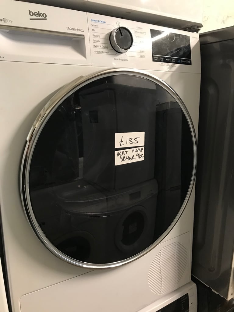 image for BEKO HEAT PUMP DRYER 9KG IN EXCELLENT CONDITION £185