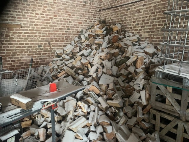 Local firewood ready to burn