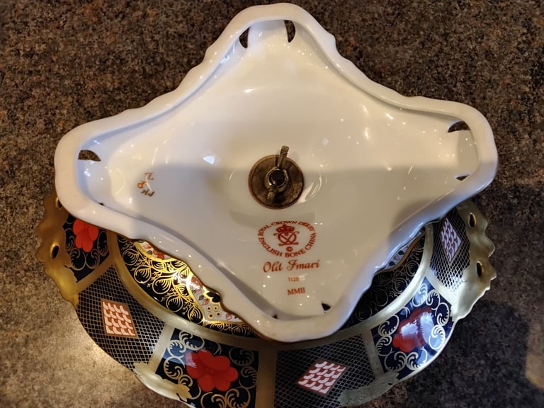 ROYAL CROWN DERBY SGB OVAL COMPORT 1st QUALITY 