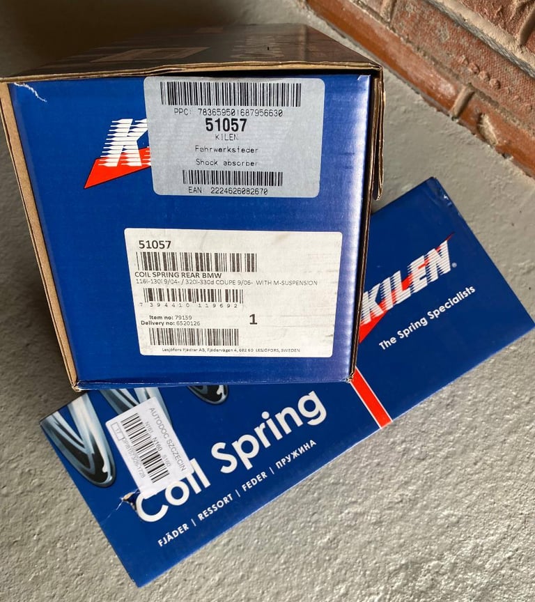 Rear coil springs for BMW M Sport (M-technology)