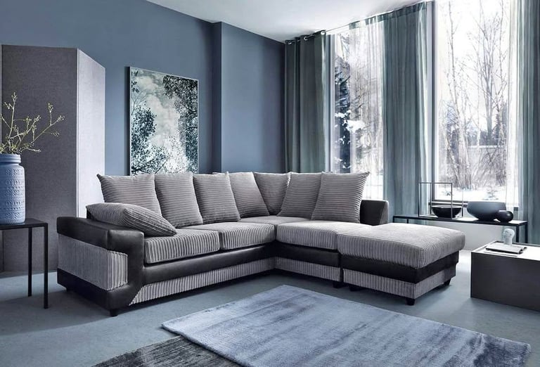 ]] Dino 5 Seater Corner - L Shape Sofa With Comfortable Seats - Amazing Price - Today Delivery ]]
