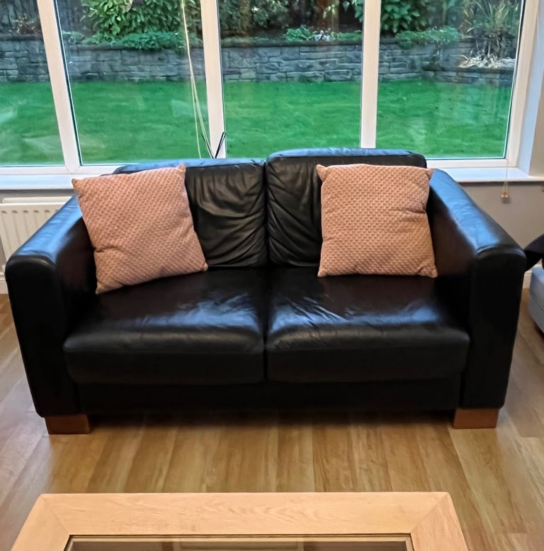 Leather Sofas and Chair