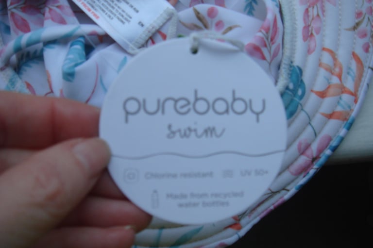 New Purebaby Swim Sun Hat for Toddlers Purchased at Fenwick of Bond Street £5 or 3 for £10