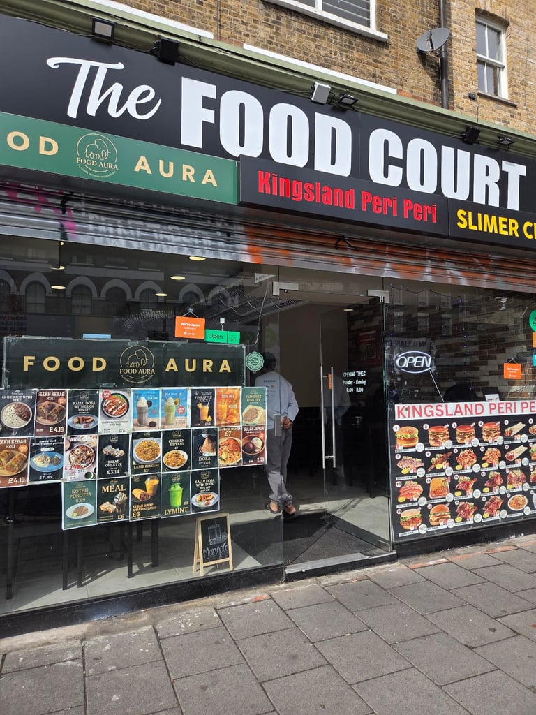 Takeaway / Food Court Units / Dark Kitchens, in Stoke Newington, Dalston, Edmonton, Hoxton, London.
