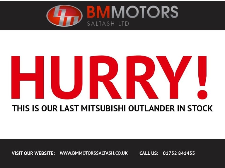 2013 Mitsubishi Outlander 2.2 DI-D GX4 5dr ESTATE DIESEL Manual