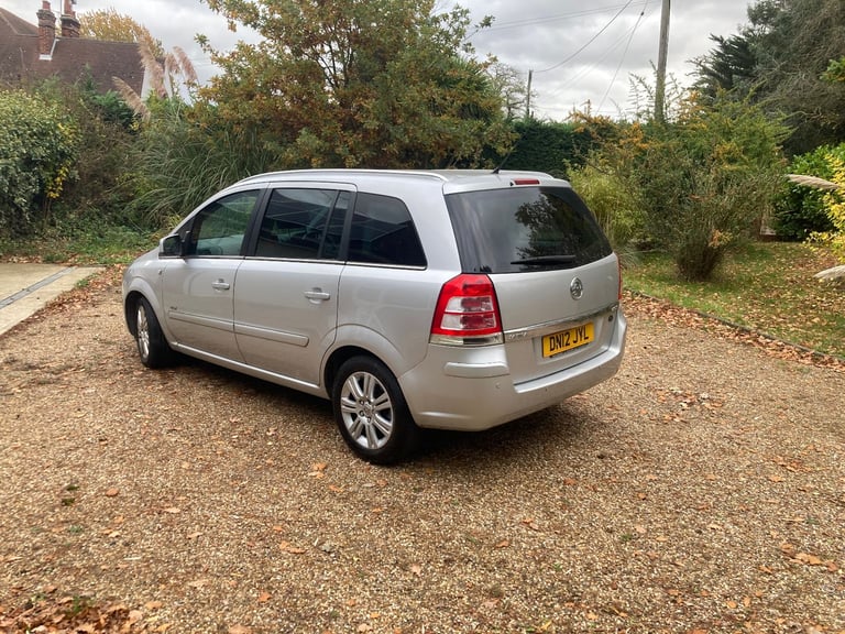 2012 VAUXHALL ZAFIRA 1. 7 CDTI DIESEL 7 SEATER, MPV. LONG MOT. CHEAP TAX.