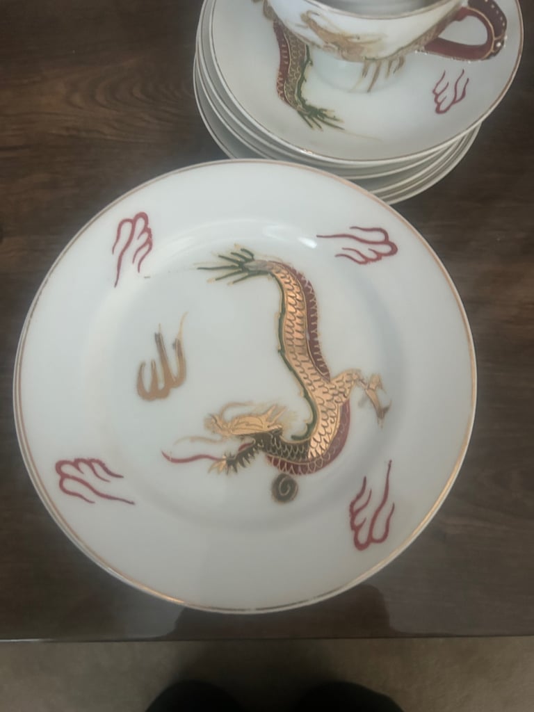 Geisha Japanese tea set 