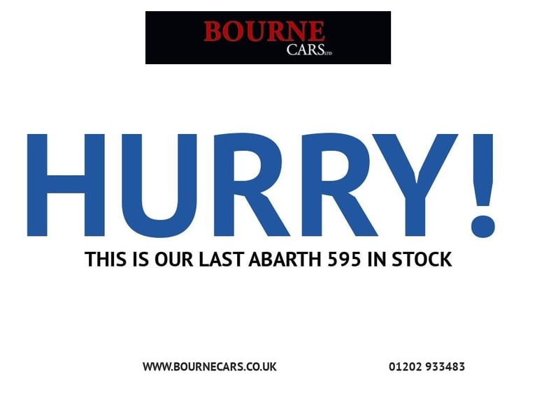 2015 Abarth 595 1.4 T-Jet 140 3dr HATCHBACK PETROL Manual