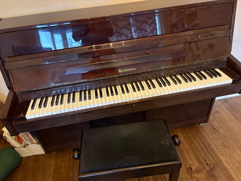 Mahogany upright piano - lovely tone