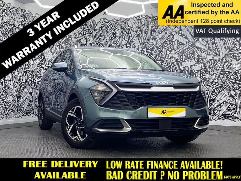 2022 Kia Sportage 1.6 T-GDi 2 SUV 5dr Petrol Manual Euro 6 (s/s) (148 bhp) ESTATE Petrol Manual