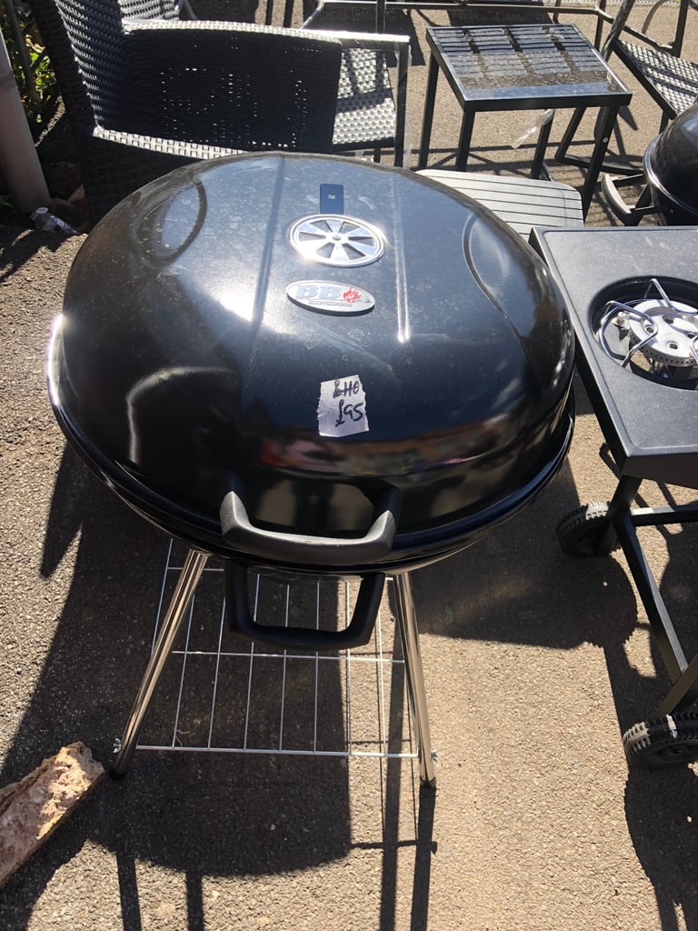 Round large charcoal BBQ
