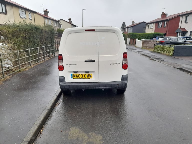 Peugeot Partner van with 63k. 2013
