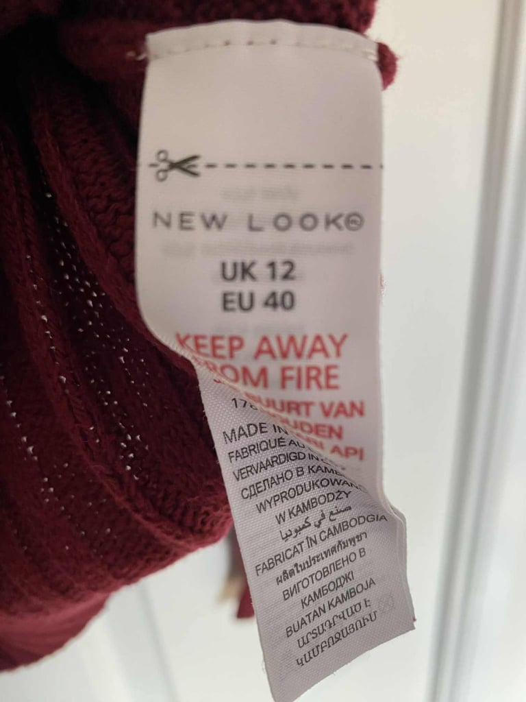 Ladies New Look jumper, size 12