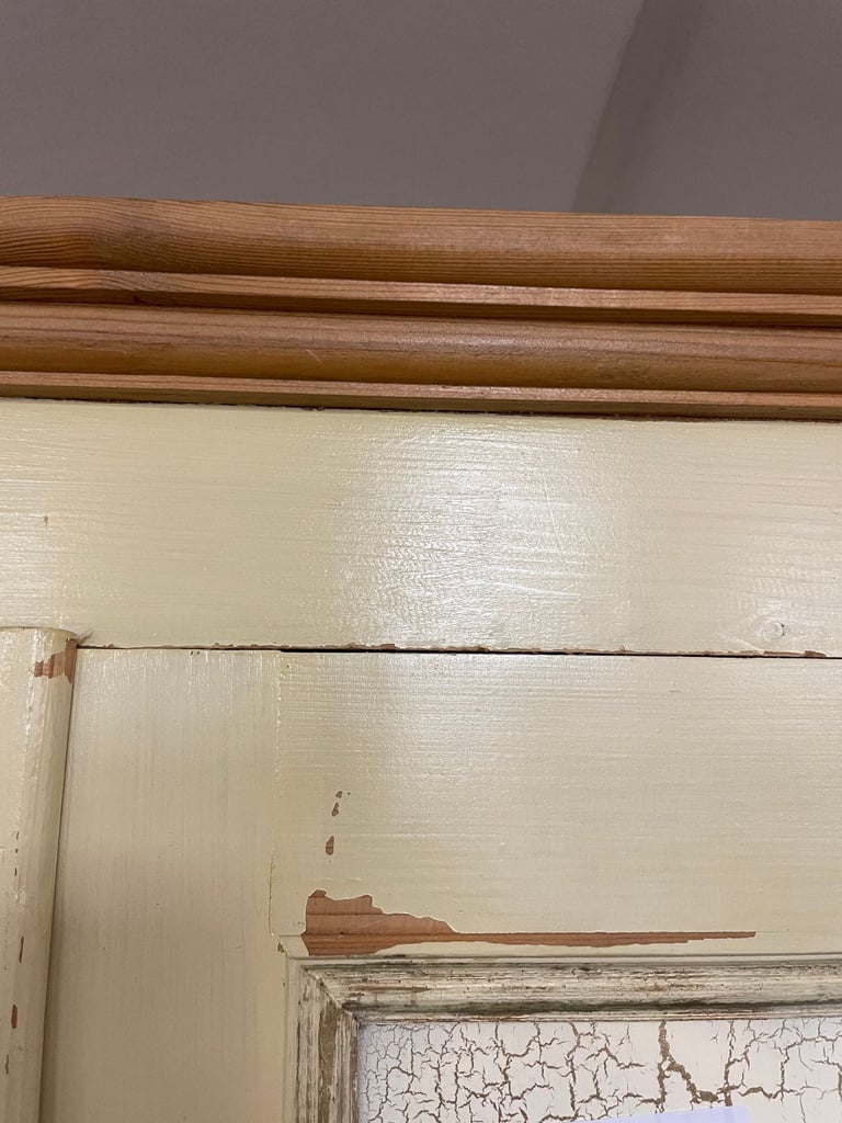 Large Pine Triple Wardrobe (painted) TCL Reuse 99919