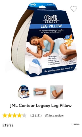 JML Contour Legacy Leg Pillow