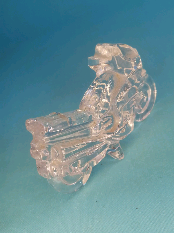 4,5inch Vintage Crystal motorcycle figure. 