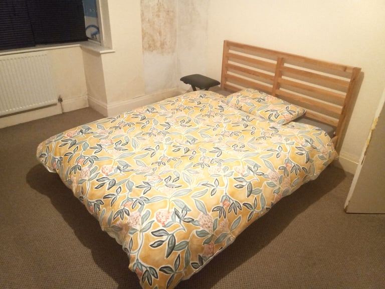 image for Ikea tarva bed frame + mattress 