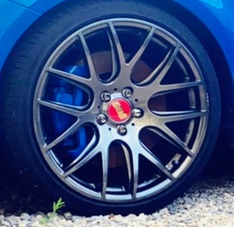 Set of 19" 5x114 alloys with tyres sell or swap for 5x120