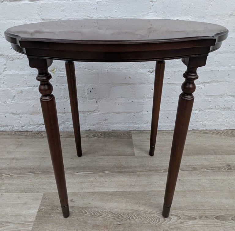 Reproduction mahogany side table
