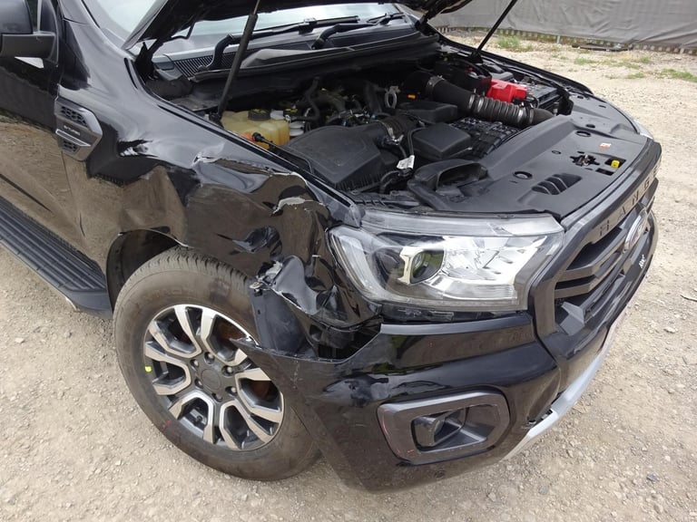 2021 71 REG FORD RANGER WILDTRAK ECOBLUE 4X4 DIESEL AUTO PICK UP DAMAGED SALVAGE