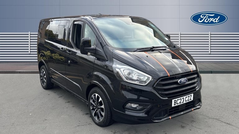 image for 2023 Ford Transit Custom 320 L1 Diesel Fwd 2.0 EcoBlue 170ps Low Roof D/Cab Sport Van Crew Bus Di...