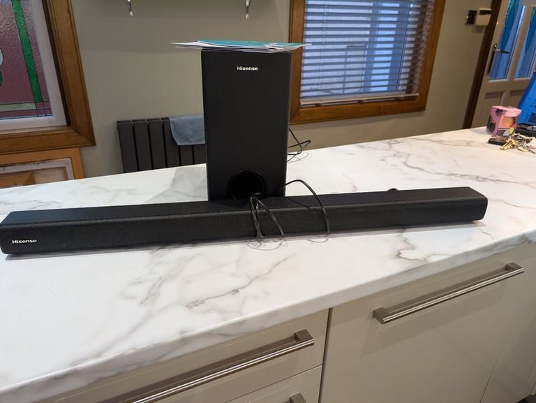 Soundbar and subwoofer