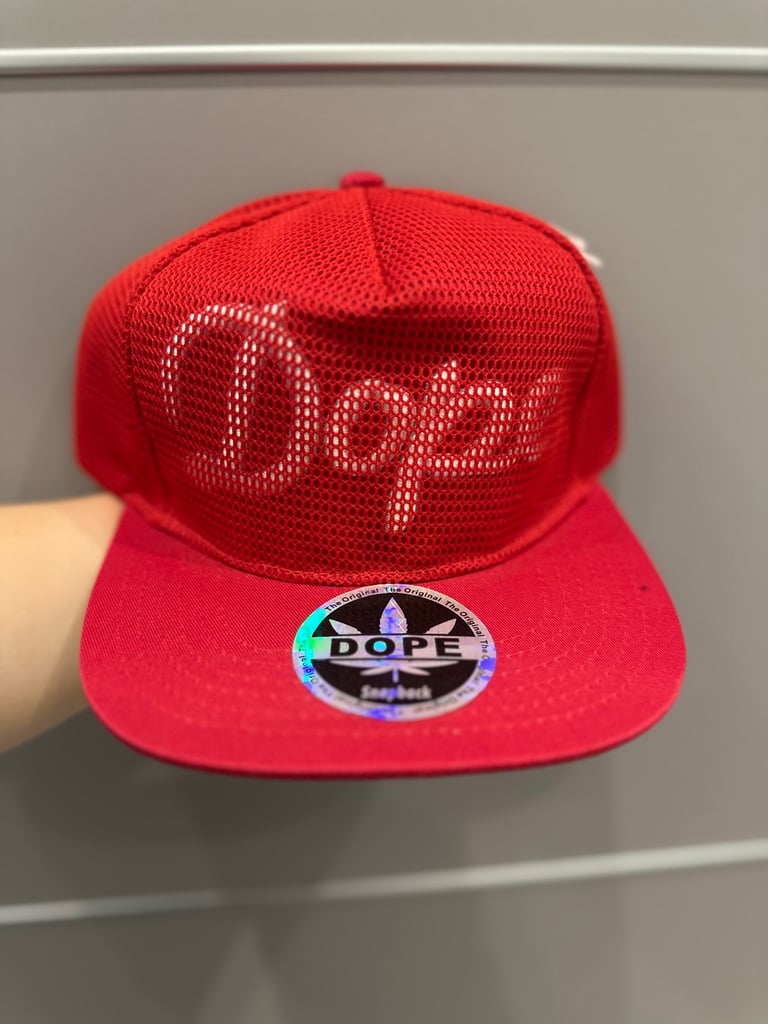 Dope hat red one size unisex