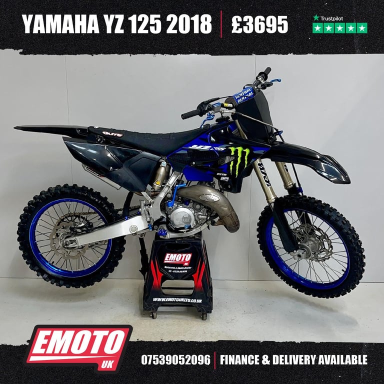 image for YAMAHA YZ 125 2018 Motocross Bike 125cc @EmotoUK - Finance Available