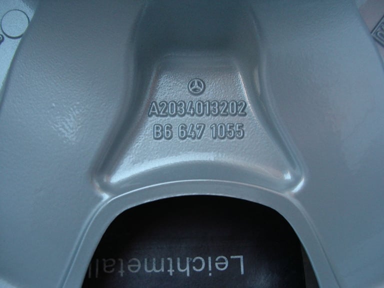 C Class Mercedes Benz OEM wheel (one for sale) fits W203 and T203 models.