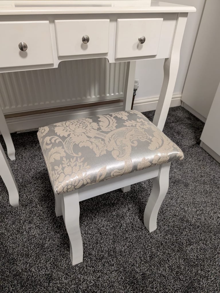 Dressing table and stool