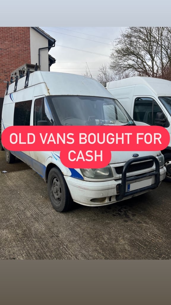 WE BUY OLD VANS