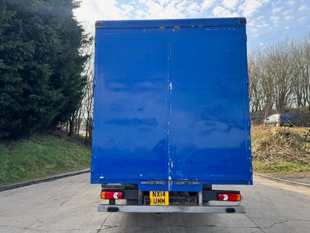 2014 14 DAF LF 210 Euro 6 high roof double sleeper 22ft box tie rails