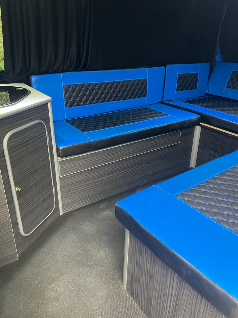 image for Vw T5 conversion seating unit/bed/peardrop sink and hob