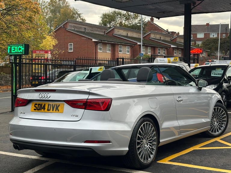 2014 Audi A3 Cabriolet 1.4 TFSI CoD Sport Euro 6 (s/s) 2dr CONVERTIBLE Petrol Manual
