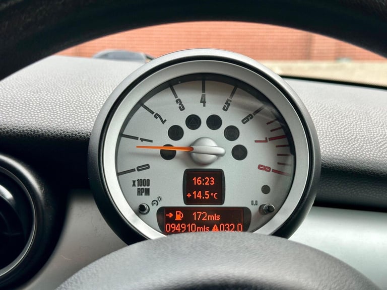 2007 MINI Hatch 1.4 One Euro 4 3dr HATCHBACK Petrol Manual