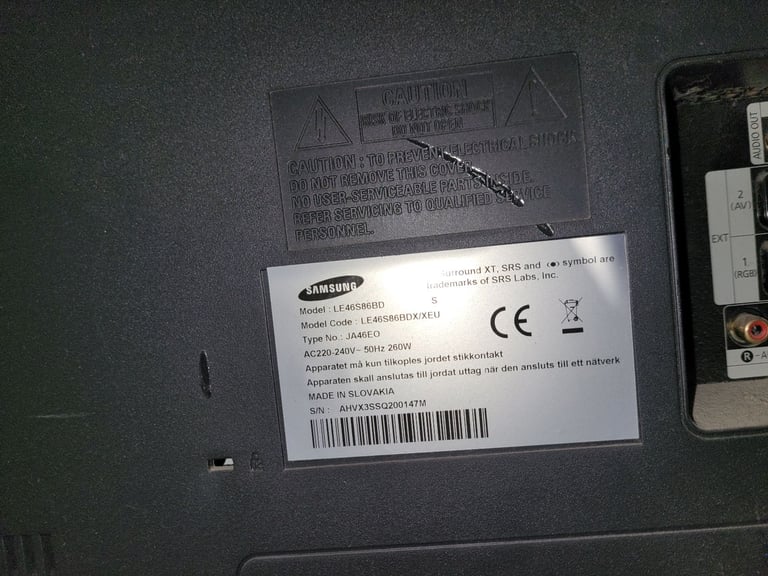 Samsung 46" smart tv