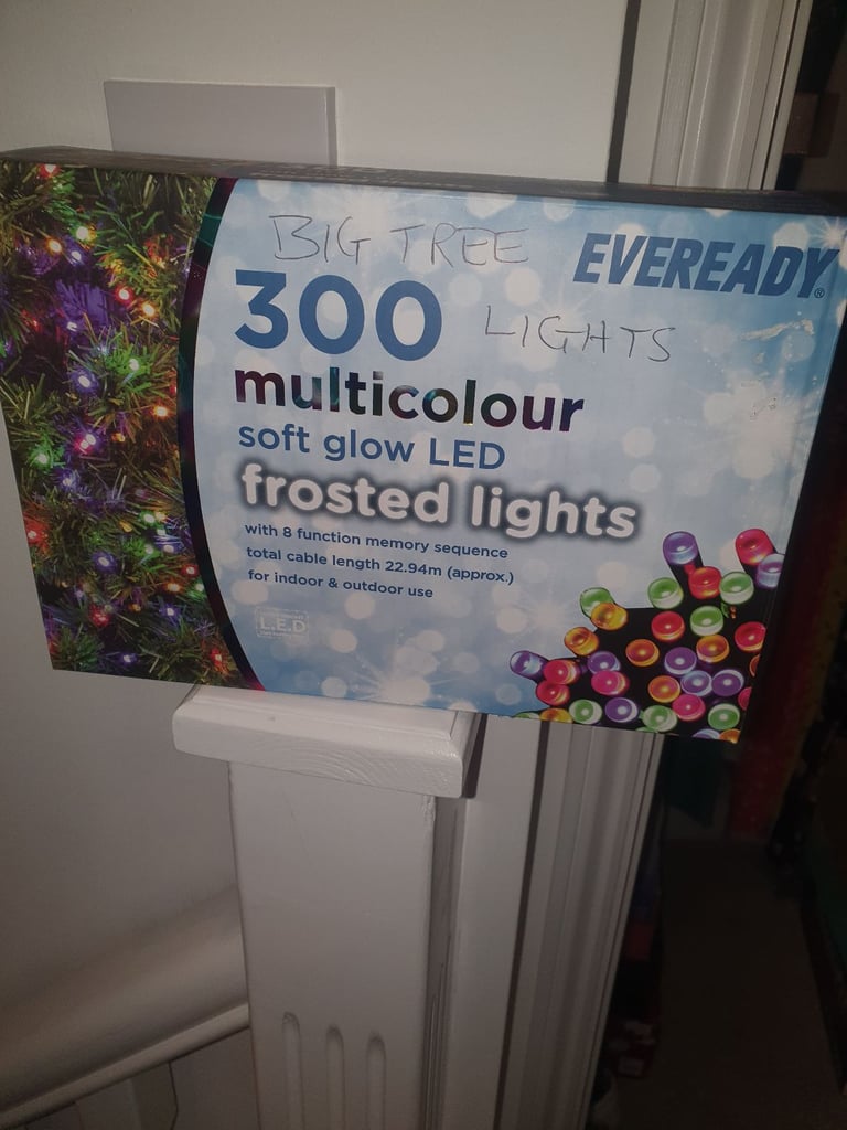 300 multicoloured soft glow led 