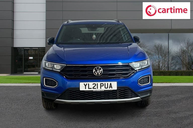 2021 21 VOLKSWAGEN T-ROC 1.5 TSI EVO BLACK EDITION SUV 5DR PETROL MANUAL EURO 6 