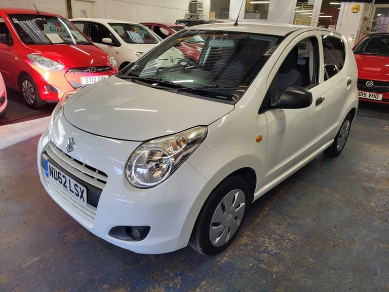 WHITE SUZUKI ALTO 1.0 SZ ONLY 55000 MILES CHEAP TAX CHEAP INS 2 KEYS 2013 62 REG