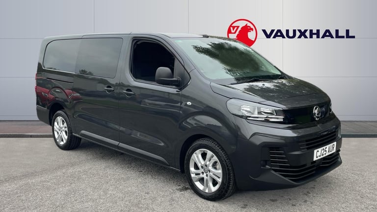 2025 Vauxhall Vivaro L2 Diesel 2.0 Turbo D 145 Prime H1 Double Cab Crew Bus Diesel Manual