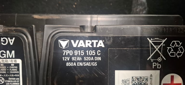 image for Varta  large stop start battery