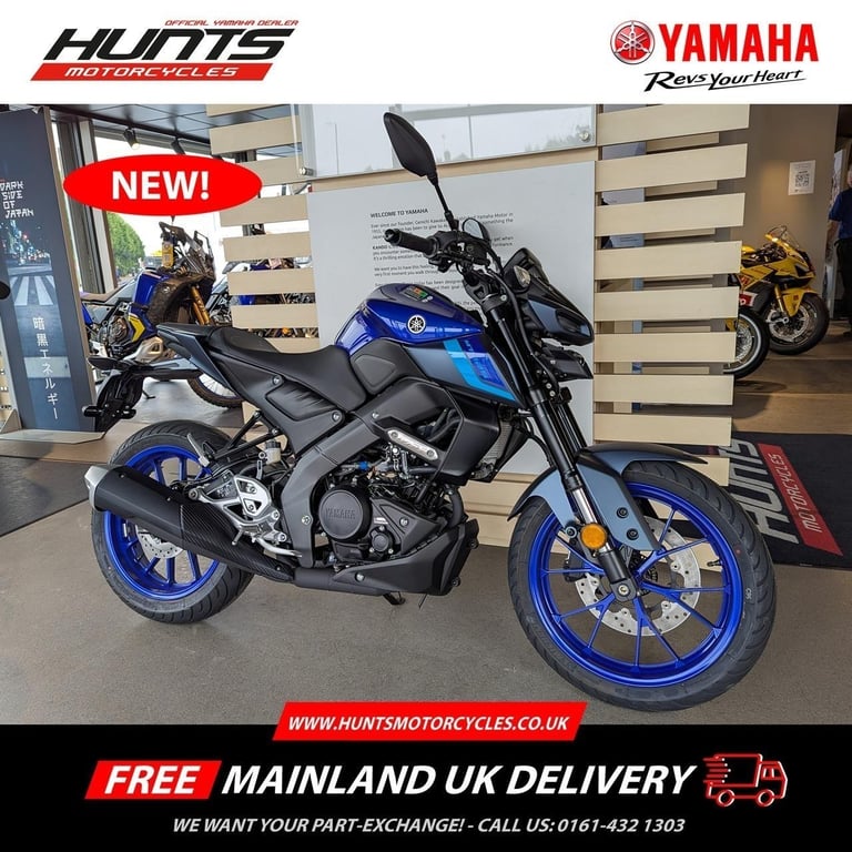 image for NEW 2025 Yamaha MT-125 ABS. Icon Blue. £5,251 On The Road (NO ADMIN FEES!)