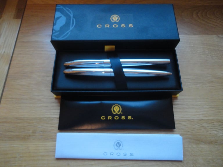 image for Cross Pen Chrome Set – NEVER BEEN USED
